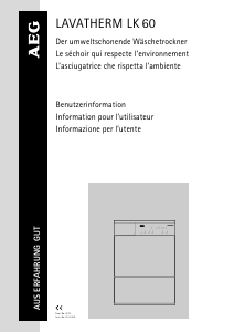 Bedienungsanleitung AEG LK60LICC Trockner