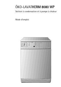 Mode d’emploi AEG LTH8080WP Sèche-linge