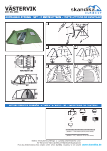 Handleiding Skandika Vastervik Tent