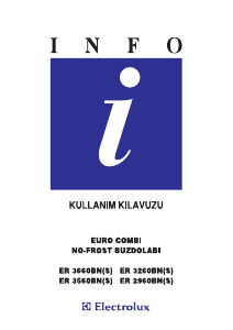 Kullanım kılavuzu Electrolux ER2960BN Donduruculu buzdolabı