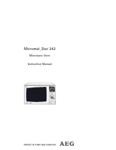 Manual AEG Micromat Duo 242 Microwave