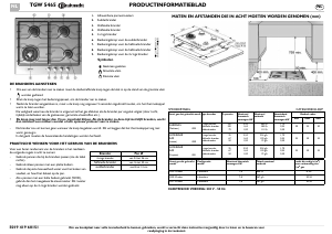 Handleiding Bauknecht TGW 5465 IXL Kookplaat