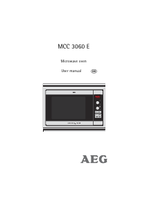 Manual AEG MCC3060EM Microwave