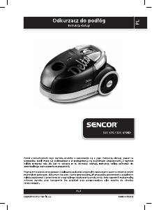 Instrukcja Sencor SVC 670 Odkurzacz