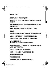 Handleiding Bauknecht WA Sense IT.32DI Wasmachine