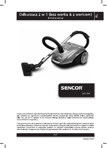 Instrukcja Sencor SVC 900 Odkurzacz