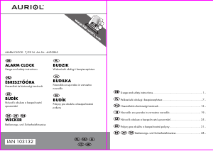 Instrukcja Auriol IAN 103132 Budzik