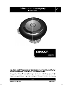 Instrukcja Sencor SVC 7020 Nain Odkurzacz