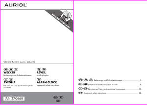 Manuale Auriol IAN 270668 Sveglia