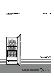 Handleiding Liebherr WKt4552 Wijnklimaatkast