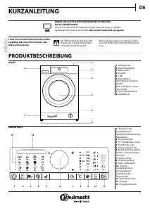 Bedienungsanleitung Bauknecht WA Eco 8285 Waschmaschine