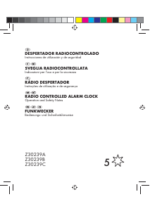 Manual Auriol IAN 69001 Despertador