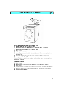 Manual Bauknecht WA 4241 P Máquina de lavar roupa