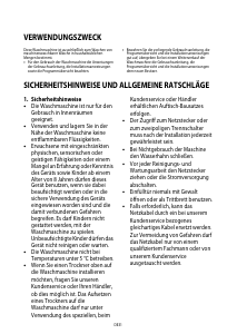 Mode d’emploi Bauknecht WA Ecostyle 90 Lave-linge