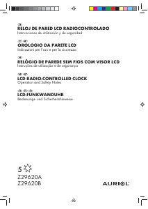Manual Auriol IAN 71207 Rádio relógio