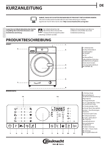 Bedienungsanleitung Bauknecht WA Trend 7180 Waschmaschine