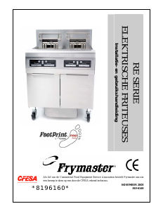 Handleiding Frymaster FPRE-17 Friteuse