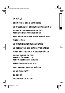 Bedienungsanleitung Bauknecht WA Sensitive 22 Di Waschmaschine