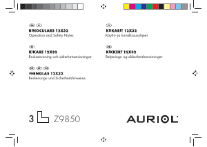 Brugsanvisning Auriol IAN 73610 Kikkert