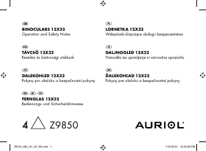 Használati útmutató Auriol IAN 78730 Két szemlencsés távcső