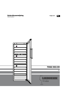 Handleiding Liebherr WTes5872 Wijnklimaatkast