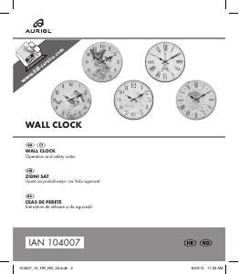 Manual Auriol IAN 104007 Ceas