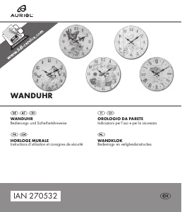 Manuale Auriol IAN 270532 Orologio