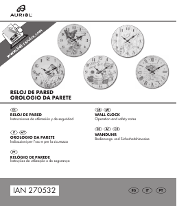 Manual Auriol IAN 270532 Relógio