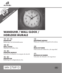 Manual Auriol IAN 276913 Relógio