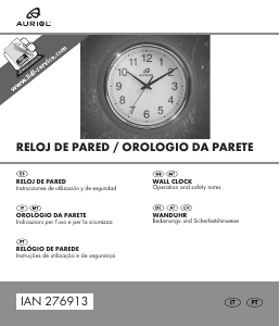 Manuale Auriol IAN 276913 Orologio