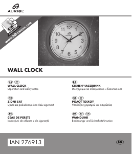 Εγχειρίδιο Auriol IAN 276913 Ρολόι