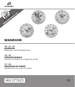 Manuale Auriol IAN 277625 Orologio