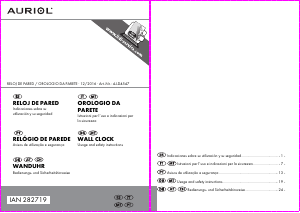 Manuale Auriol IAN 282719 Orologio