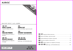 Manual Auriol IAN 289179 Ceas