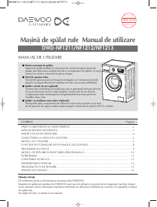 Manual Daewoo DWD-NF1212 Mașină de spălat