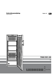 Handleiding Liebherr WTr4211 Wijnklimaatkast