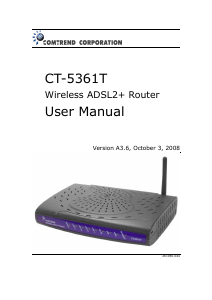 Manual Comtrend CT-5361T Router