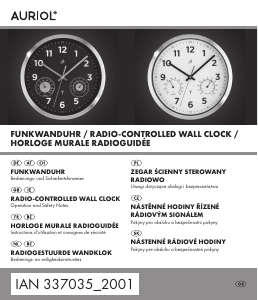 Manual de uso Auriol IAN 337035 Reloj