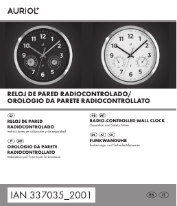 Manual de uso Auriol IAN 337035 Reloj