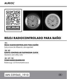 Manual de uso Auriol IAN 339565 Reloj