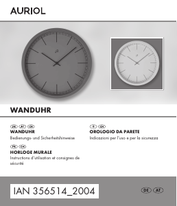 Manuale Auriol IAN 356514 Orologio