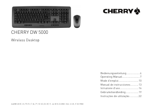 Manual de uso Cherry DW 5000 Teclado