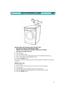 Manual Bauknecht ALPINE 1300 Washing Machine