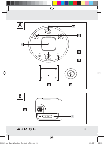 Instrukcja Auriol IAN 66592 Zegar