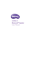 Manual BenQ treVolo 2 Speaker