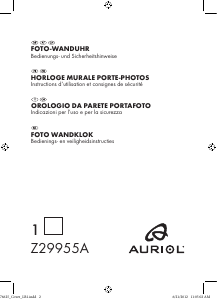 Manuale Auriol IAN 76625 Orologio