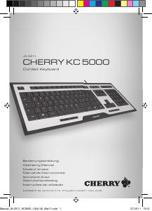 Manual de uso Cherry KC 5000 Teclado