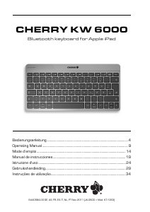 Manual de uso Cherry KW 6000 Teclado