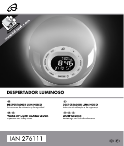 Manual de uso Auriol IAN 276111 Wake-up light