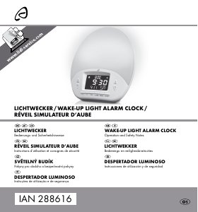 Manual Auriol IAN 288616 Wake-up light
